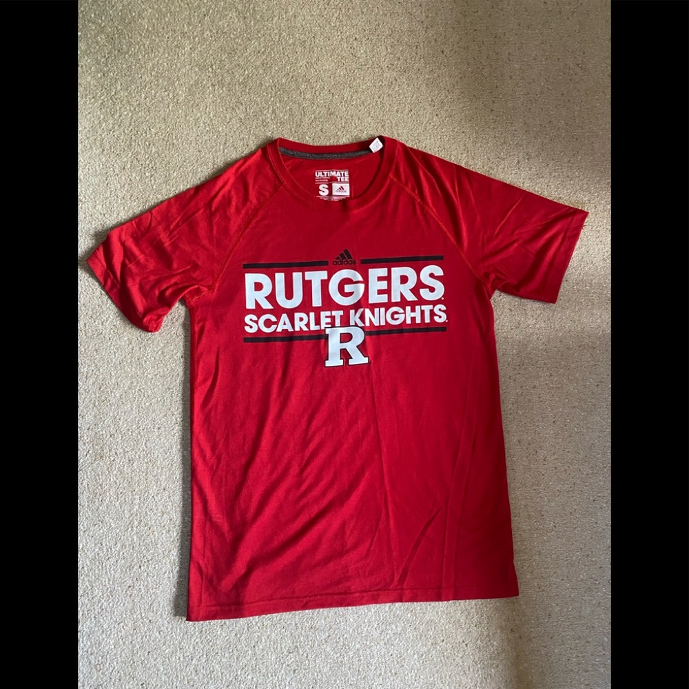 Adidas Rutgers T Shirt Mens Small